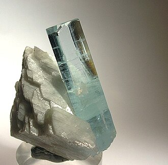 Albite specimen: white and colorless mineral