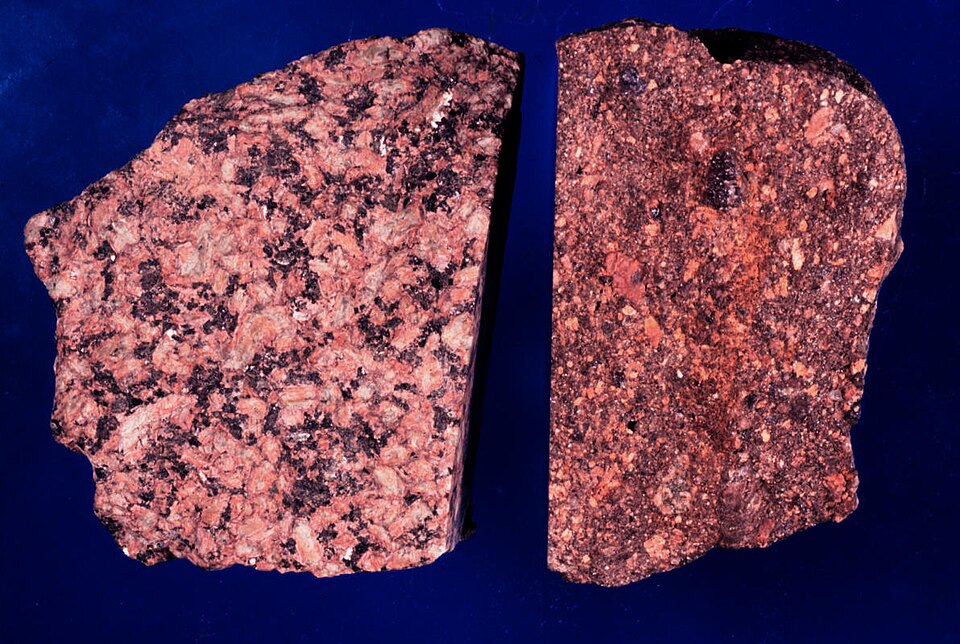 Arkose specimen Arkose specimen: pink and red sedimentary rock