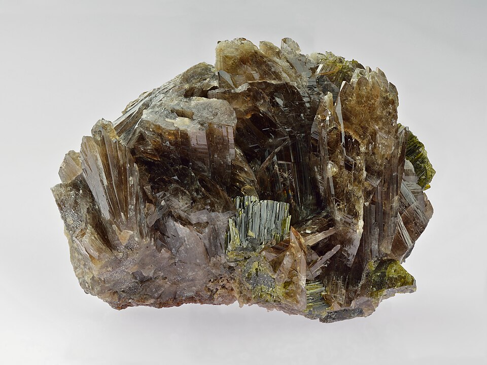 Axinite specimen Axinite specimen: clove-brown and violet-brown mineral