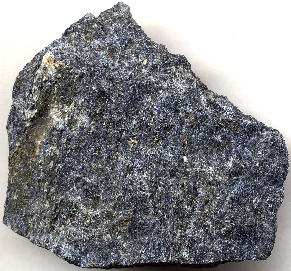 Blueschist specimen Blueschist specimen: blue and blue gray metamorphic rock