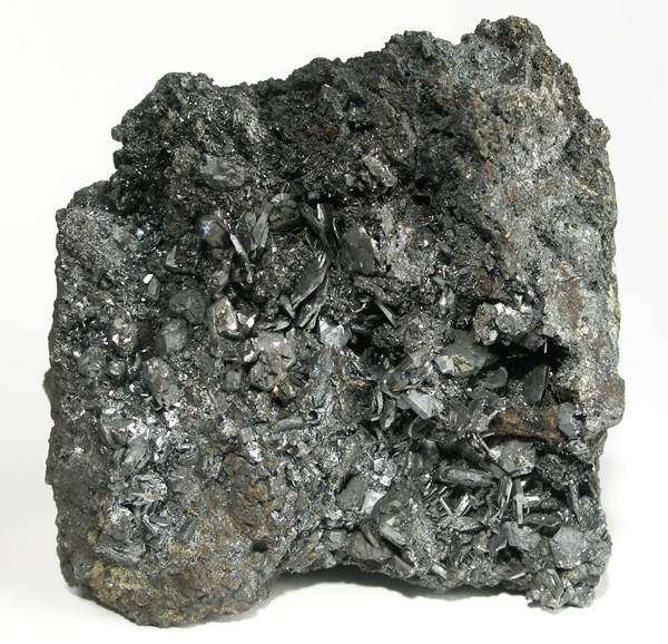 Chalcocite specimen Chalcocite specimen: blackish lead-gray and black mineral