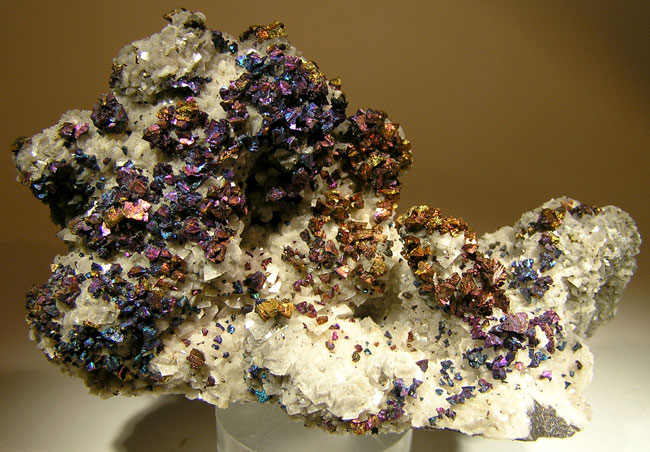 Chalcopyrite specimen Chalcopyrite specimen: brass yellow and golden yellow mineral