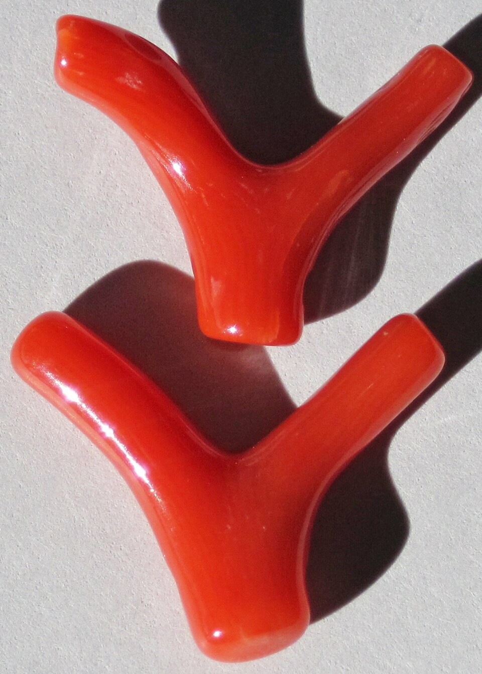 Red Coral specimen Red Coral specimen: red and pink gemstone