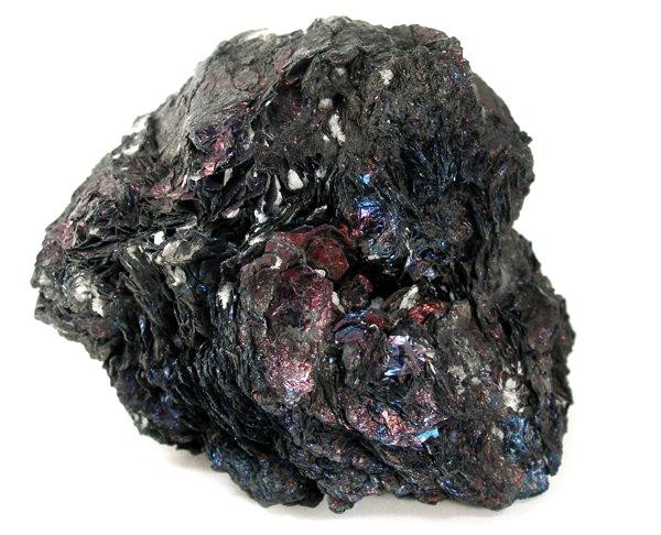 Covellite specimen Covellite specimen: indigo blue and blue-black mineral