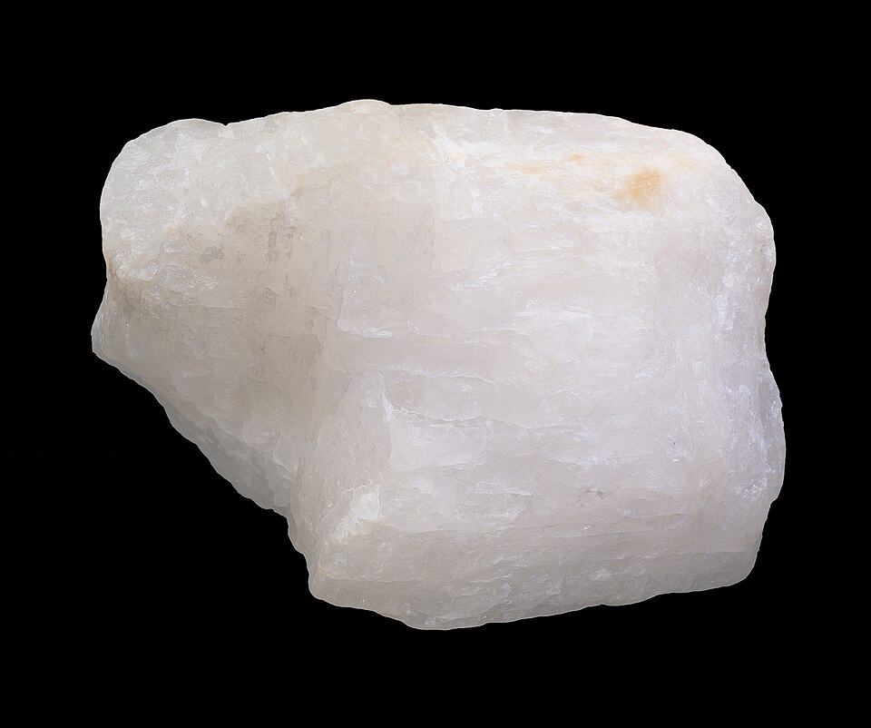 Cryolite specimen Cryolite specimen: colorless and white mineral