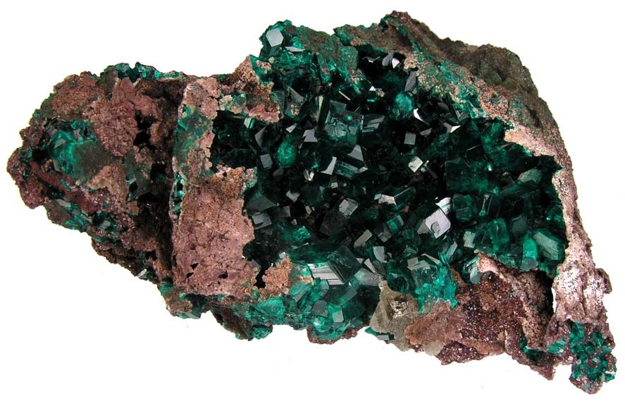 Dioptase specimen Dioptase specimen: emerald green and bluish green mineral
