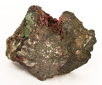 Erythrite specimen: pink and crimson red mineral