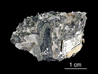 Glauconite specimen: green and dark green mineral