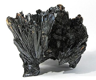 Goethite specimen: brown and yellowish brown mineral