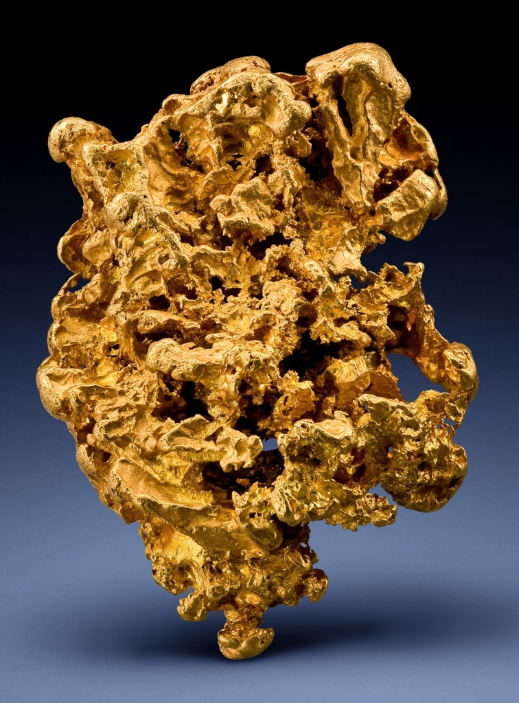 Gold specimen Gold specimen: gold and yellow mineral