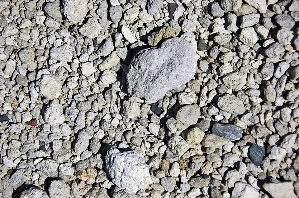 Ignimbrite specimen Ignimbrite specimen: tan and pink igneous rock