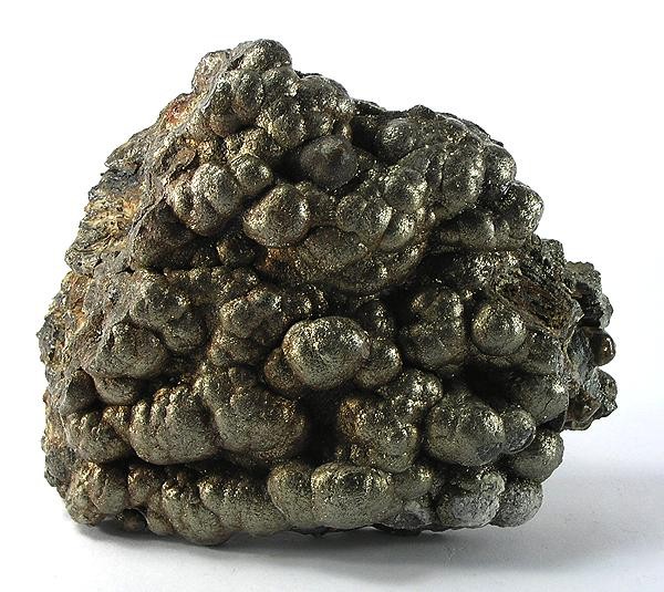 Marcasite specimen Marcasite specimen: pale brass yellow and tin white mineral