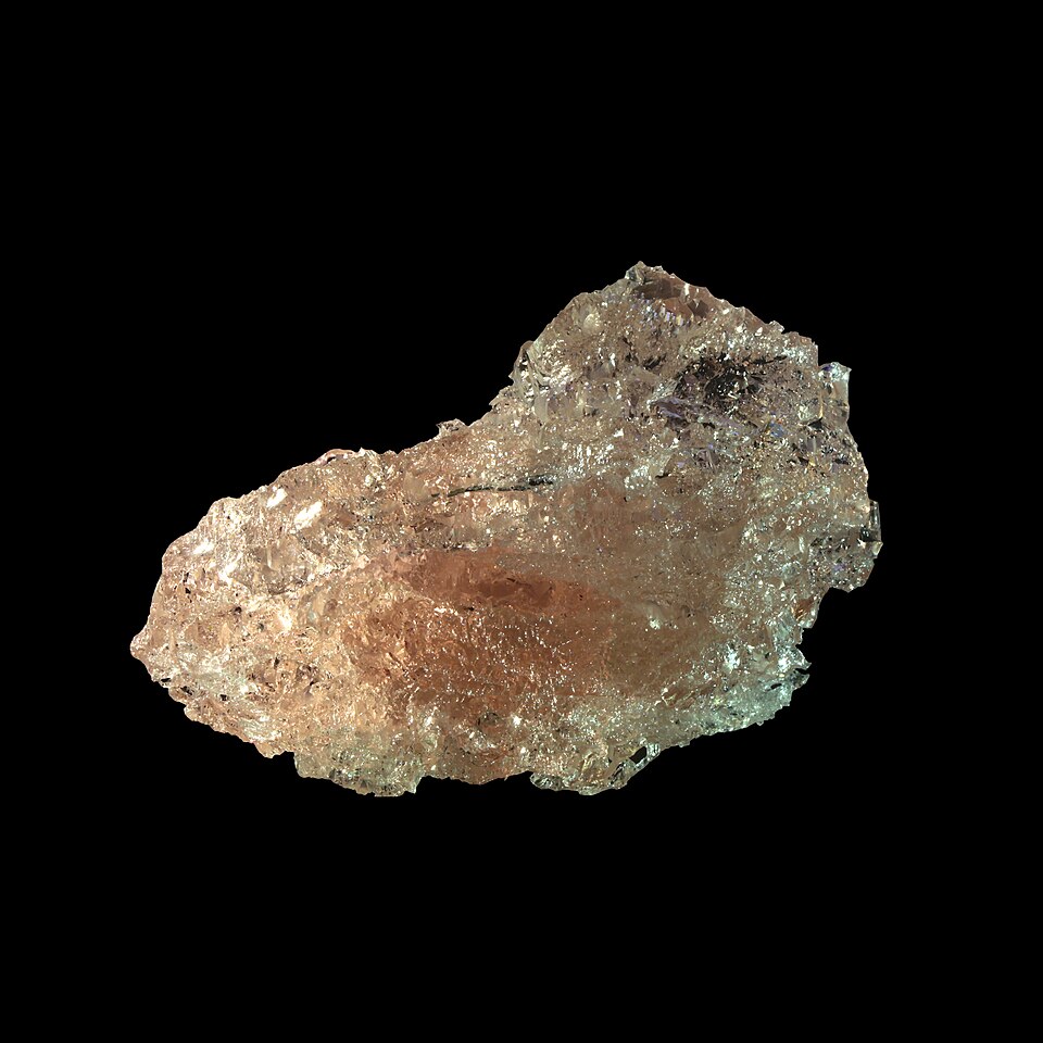Morganite specimen Morganite specimen: pink and peach gemstone