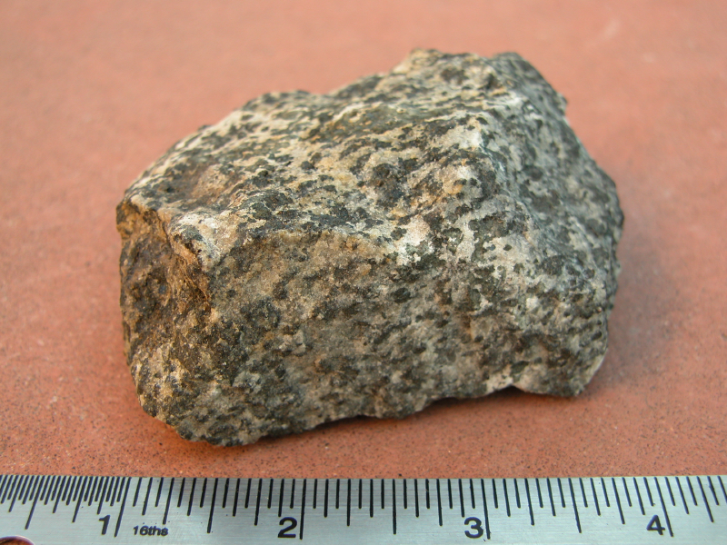 Norite specimen Norite specimen: black and dark gray igneous rock