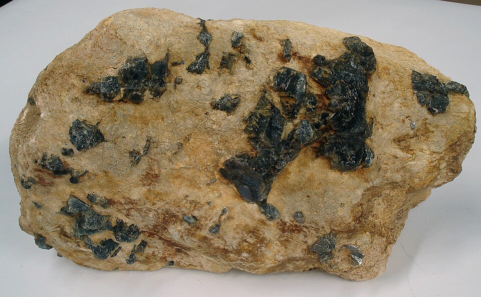 Pegmatite specimen Pegmatite specimen: pink and white igneous rock
