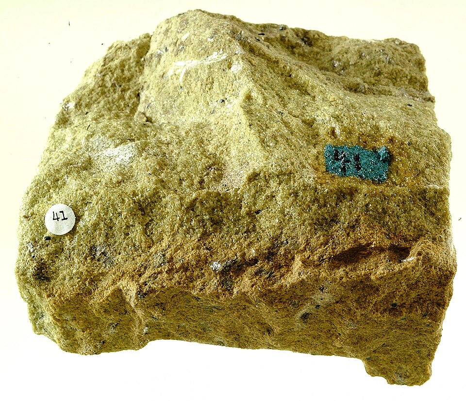 Peridotite specimen Peridotite specimen: green and dark green igneous rock