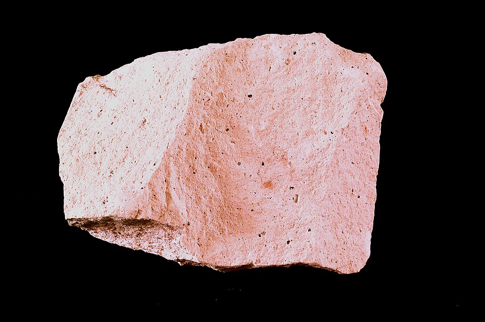 Rhyolite specimen Rhyolite specimen: pink and gray igneous rock
