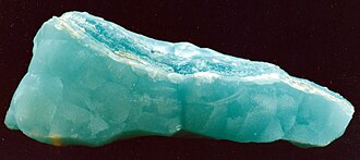 Smithsonite specimen: blue green and green mineral (photo 2)