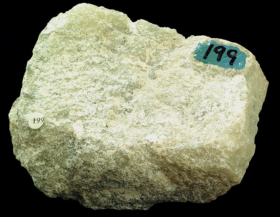 Soapstone specimen Soapstone specimen: gray and green metamorphic rock