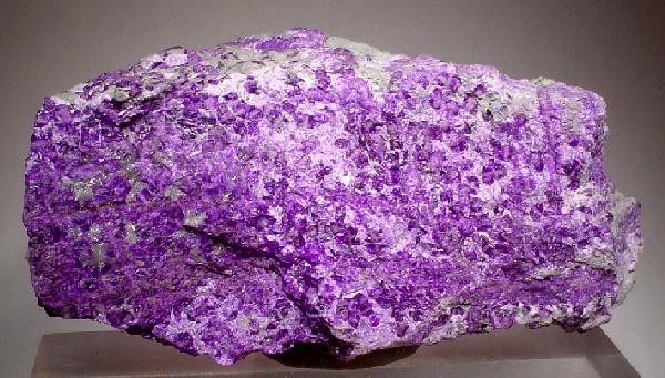 Sugilite specimen Sugilite specimen: purple and violet mineral