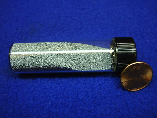 Tungsten specimen Tungsten specimen: dark gray and steel gray metal